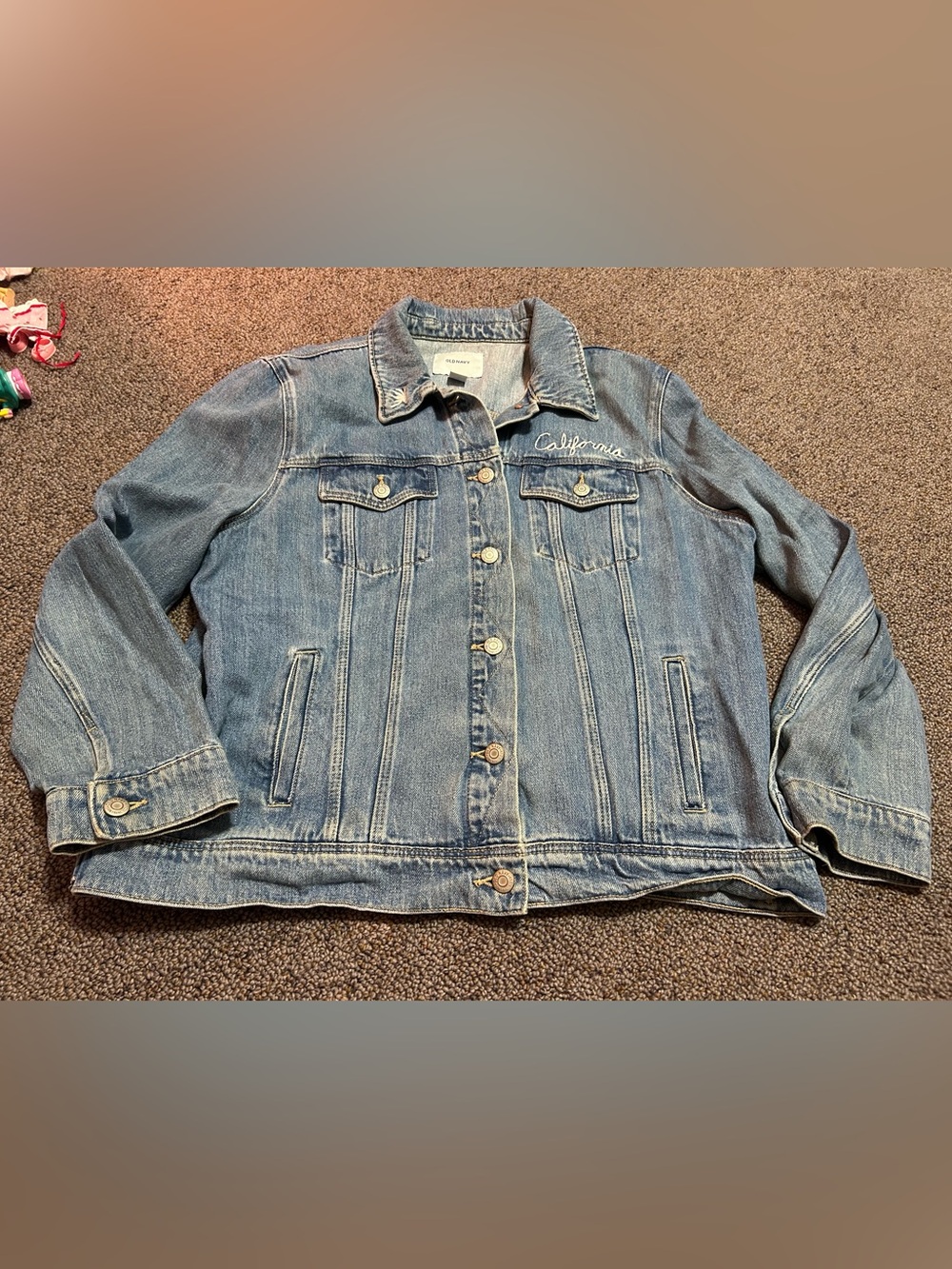 Old Navy California Denim Jacket Size XL
